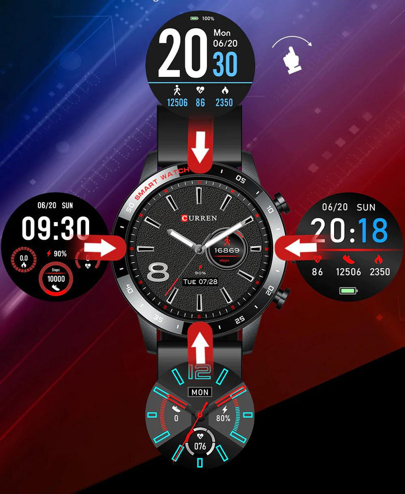 Smartwatch Curren 6001 Deportivo Llamada